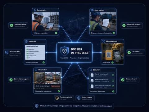 Dossier de preuve SST — chaque acteur participe, chaque action devient une preuve